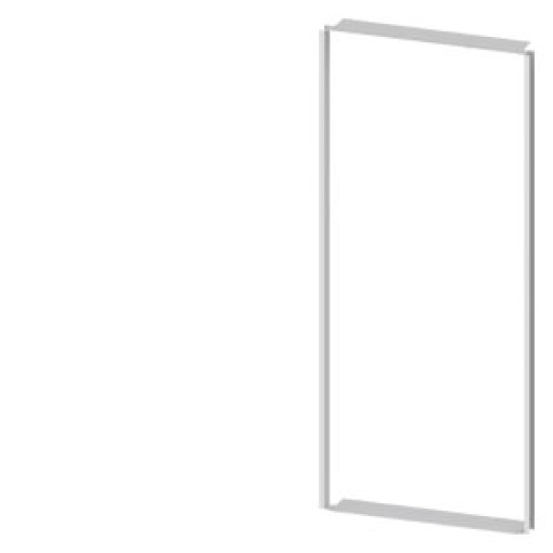 Cover frame for recessed stay installation H1800 W750 mm sheet steel