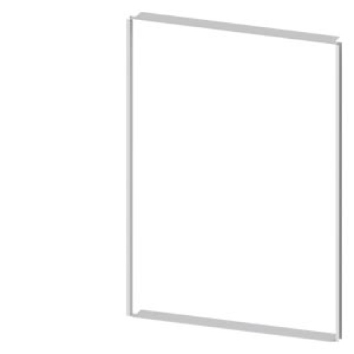 Cover frame for recessed stay installation H1800 W1250 mm sheet steel