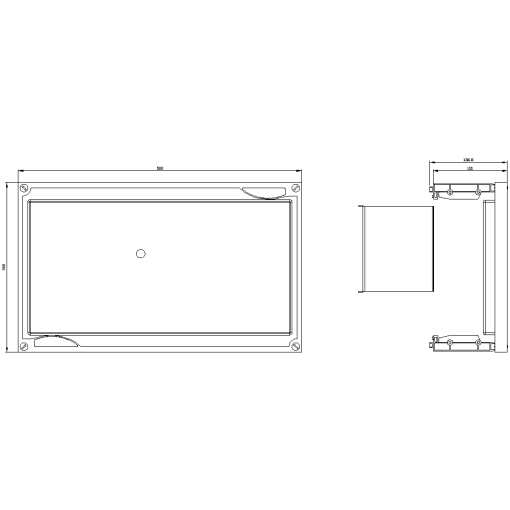 Assembly kit 3kA switch disconnector for 3kA 555758 on support plate