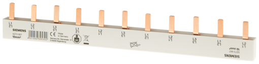 Pin busbar 10 mm2 connection 3phase 8x phase fingersafe