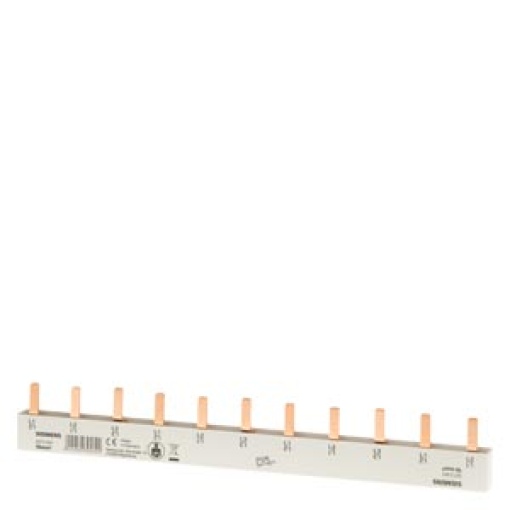 Pin busbar 10 mm2 connection 3phase 8x phase fingersafe