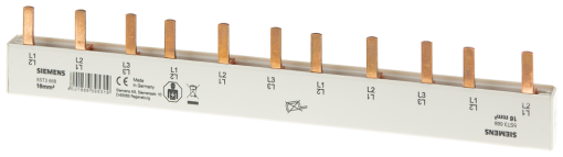 Pin busbar 16 mm2 connection 3phase 8x phase fingersafe