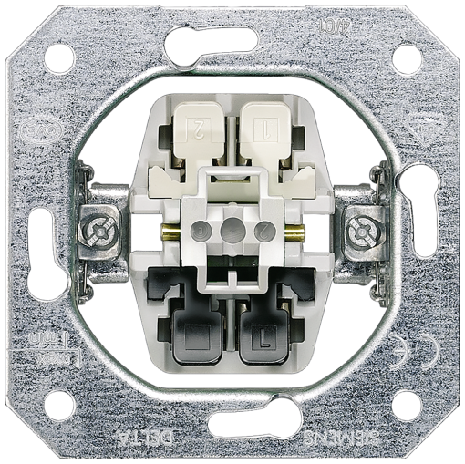 DELTA insert flushm pushbutton 1 CO can also be used as an NC contact wit