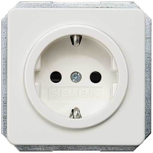 DELTA profil SCHUKO socket outlet with increased touch protection titanium w