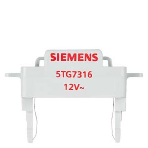DELTA switch and pushbutton LED insert for control function 12V50Hz red