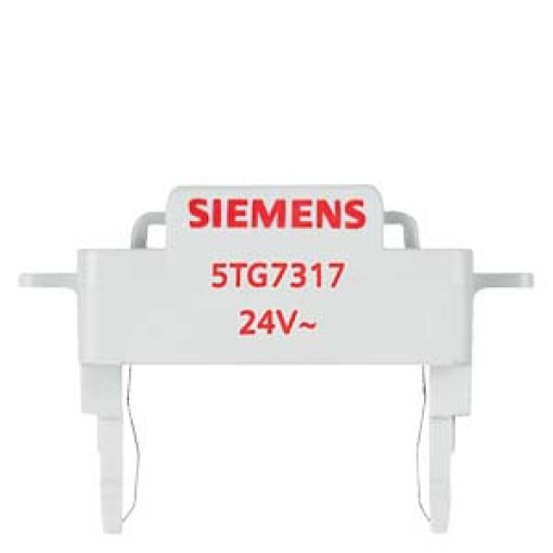 DELTA switch and pushbutton LED insert for control function 24V50Hz red