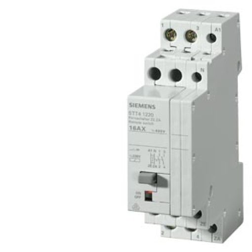 Remote control switch with 2 NO contacts with central onoff function conta