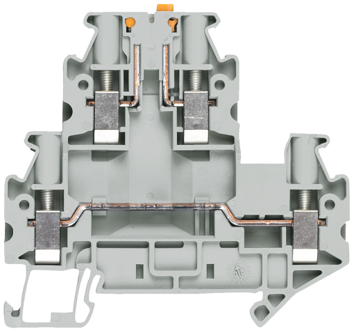 Twotier terminal with screw connection terminal size 40 mm2 terminal width