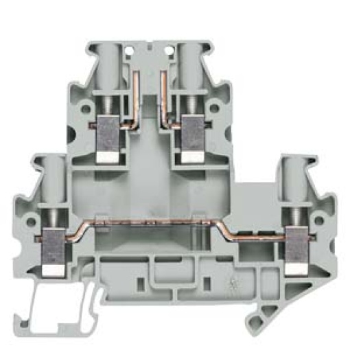 Twotier terminal with screw connection terminal size 40 mm2 terminal width