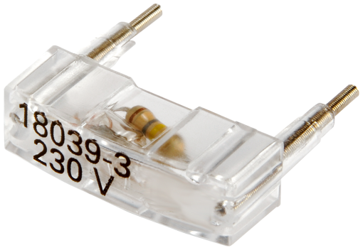IRIS MEGA Lamp for twocircuit switch and seriesparallel switch 230V AC