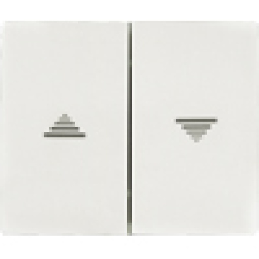 IRIS Cover plate for Pushbutton 2fold switch for shutter with symbols Up D