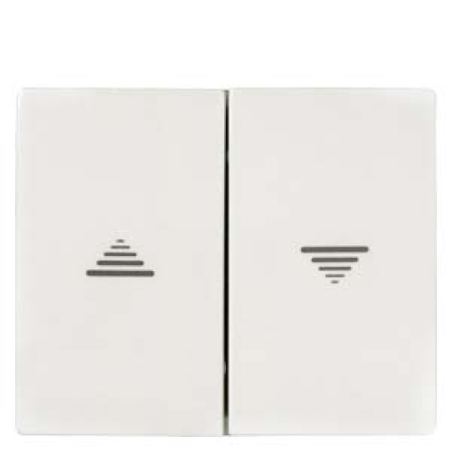 IRIS Cover plate for Pushbutton 2fold switch for shutter with symbols Up D