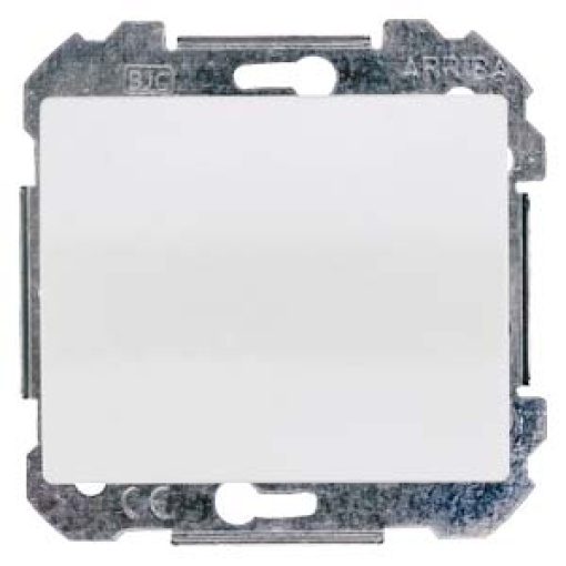 IRIS Blanking cover plate with support ring claws polar white