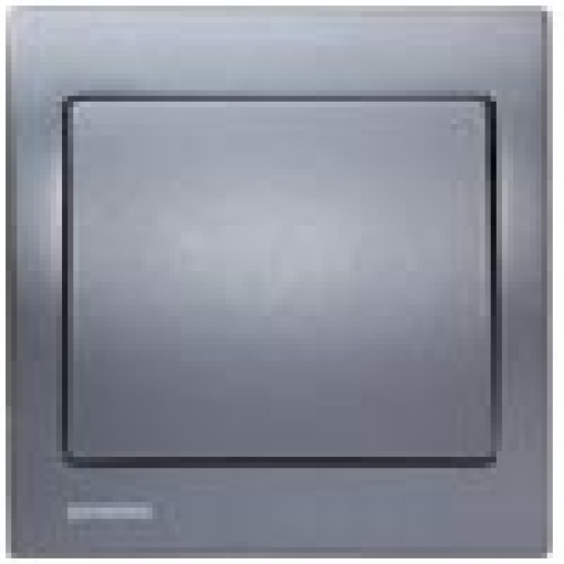 IRIS Blanking cover plate with support ring claws slate gray