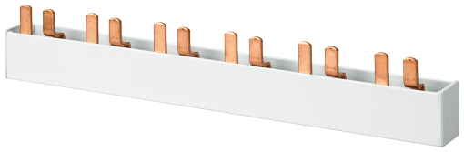Pin busbar 2phase 1016 mm long with touch protection 25 mm2 without end caps