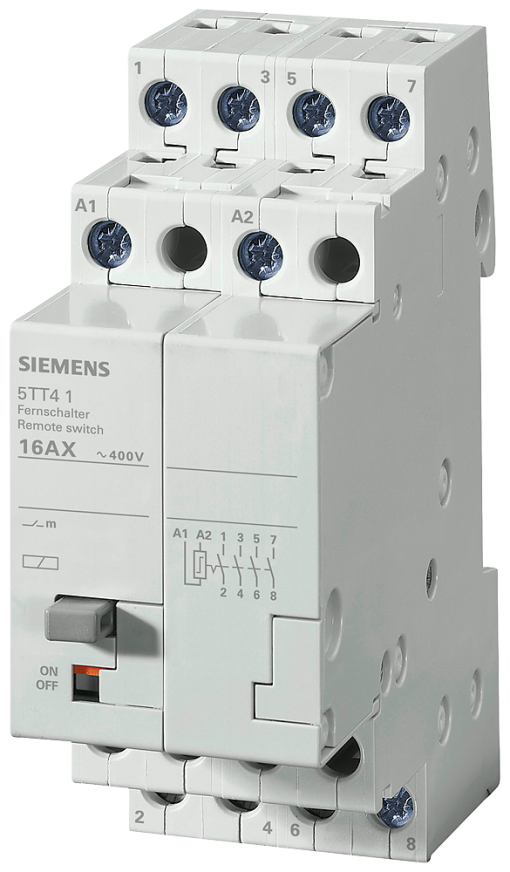 Remote switch with 4 NO contacts contact for 230V 400V AC 16A control 24