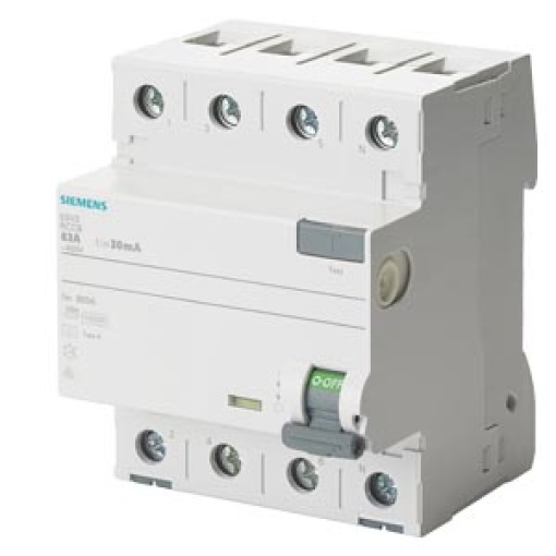 RCCB 4pole type A selective In 63A 1000mA Un AC 400 V