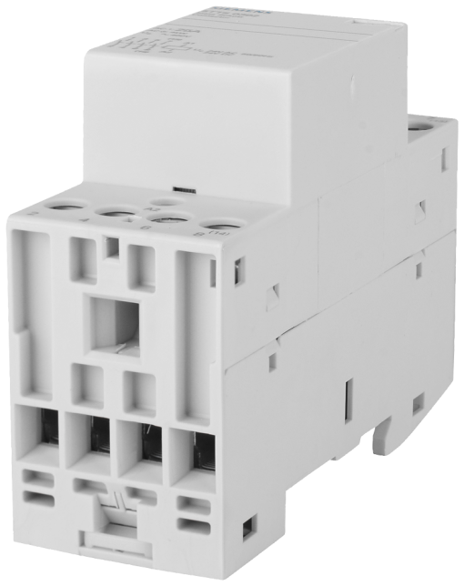 Insta contactor with 4 NO contacts contact for 230 V AC 400 V 25 A control 
