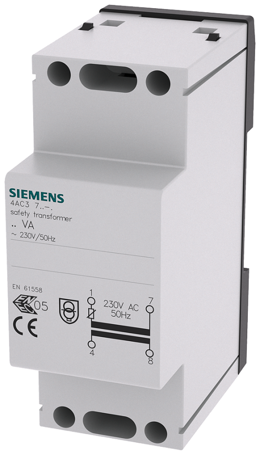 Safety transformer 16 VA primary 230 V AC 50 Hz secondary 8 V AC