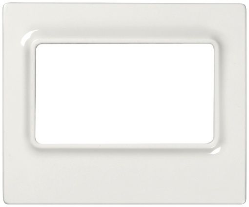 IRIS Cover plate for clock polar white