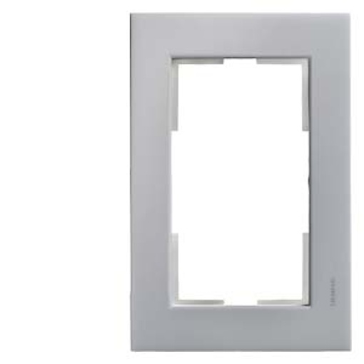 DELTA miro plastic aluminum metallic frame double for double socket outlet