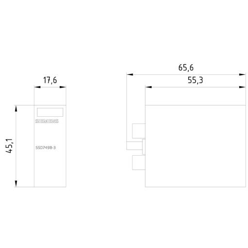 T1T2 plugin parts for 5SD74836 and 5SD74837