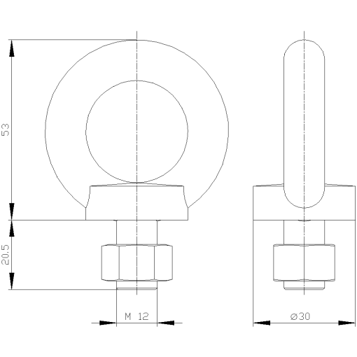 SIVACON transport eyebolts