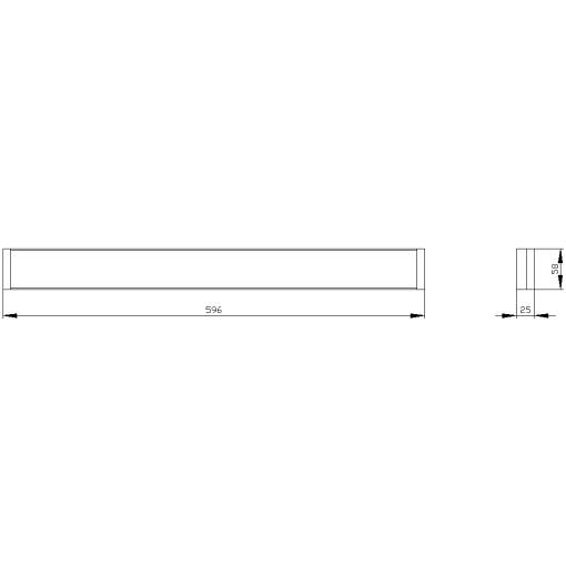 SIVACON trim strip W 600 mm Petrol