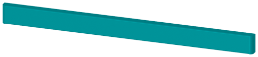 SIVACON trim strip W 800 mm Petrol