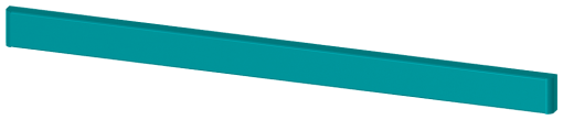 SIVACON trim strip W 900 mm Petrol
