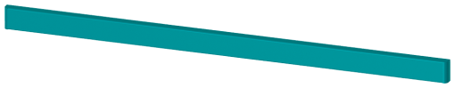 SIVACON trim strip W 1200 mm Petrol
