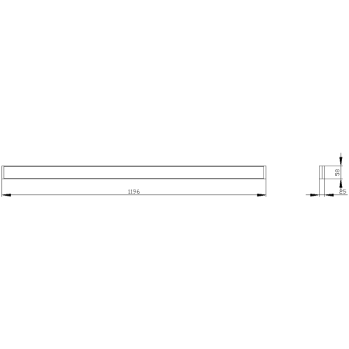 SIVACON trim strip W 1200 mm Petrol