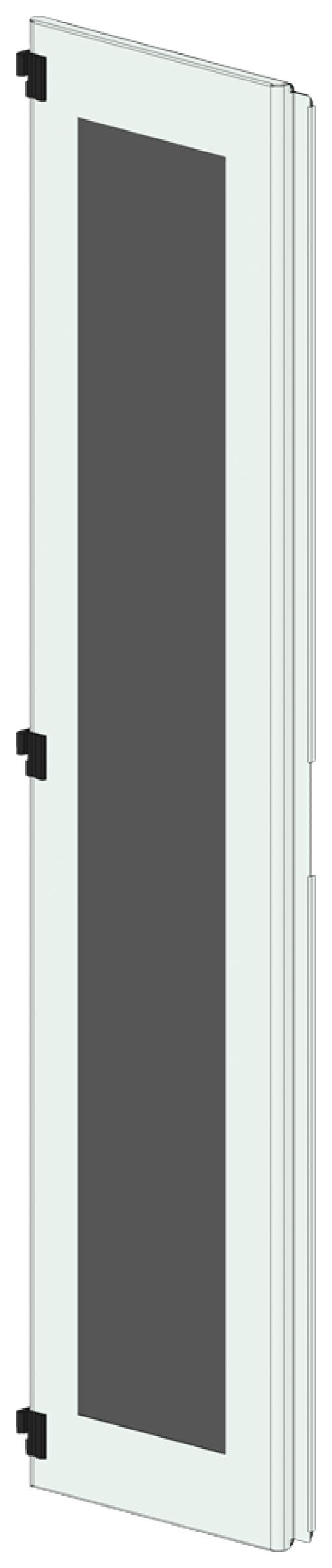 SIVACON door half left window IP55 H 1800 mm W 900 mm protection class 1