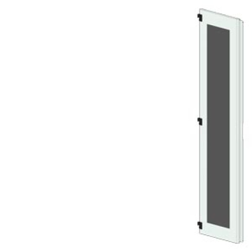 SIVACON door half left window IP55 H 1800 mm W 900 mm protection class 1