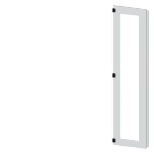 SIVACON door half left window IP55 H 2000 mm W 450 mm protection class 1