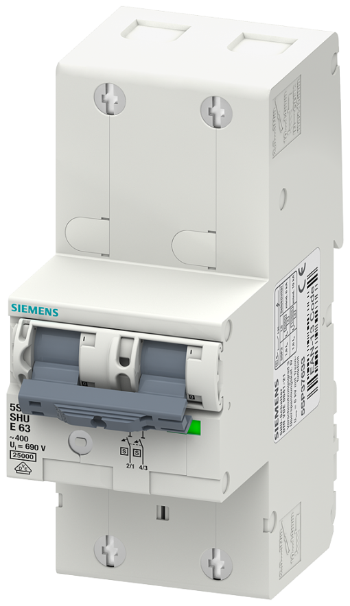 Main conductor circuit breaker SHU 2pole E 16 400V