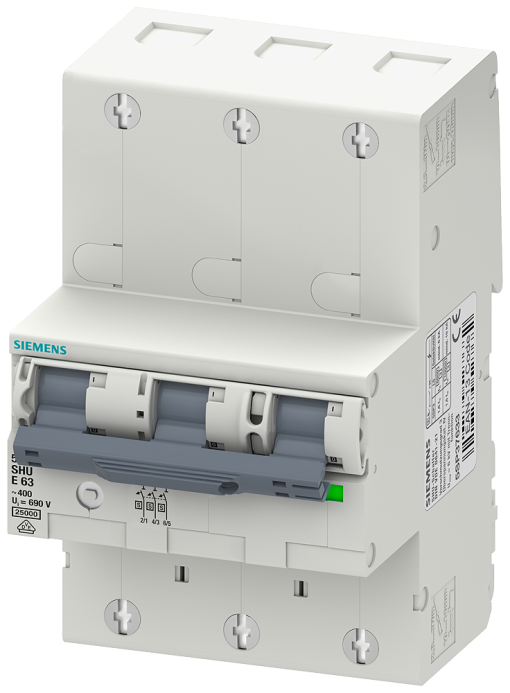 Main conductor circuit breaker SHU 3pole E 35 400V