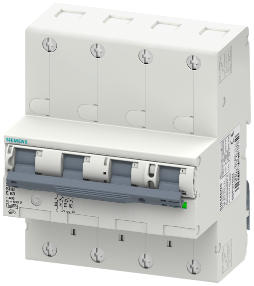 Main conductor circuit breaker SHU 4pole E 40 400V