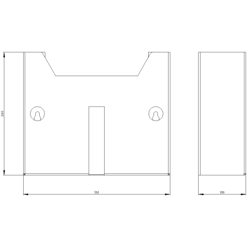 SIVACON circuit diagram pocket steel zincplated
