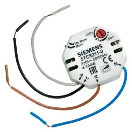 Dimmer for dimmable LEDs and electronic transformers max 100W