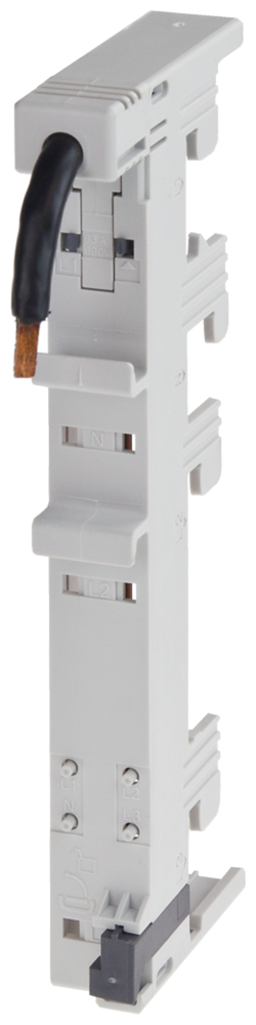 Adapter universal MCB 1pole 63A 18x160 mm