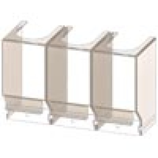 Accessory for 3KC4, 3KC8 terminal covers 1-pole for 630 A containing 3 units