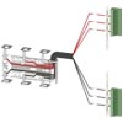 Accessory for 3KC8 control wire taps, kit for upper connection