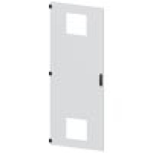 SIVACON door left with cutout for filter fan with ventilation openings