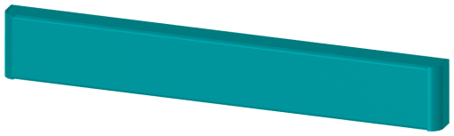SIVACON trim strip W 400 mm petrol