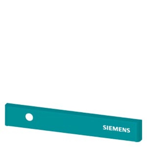 SIVACON trim strip W 400 mm above the door with Siemens logo