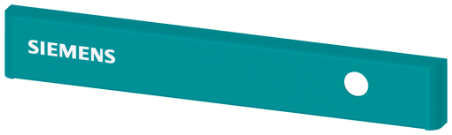 SIVACON trim strip W 400 mm above the door with Siemens logo