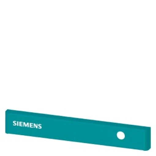 SIVACON trim strip W 400 mm above the door with Siemens logo