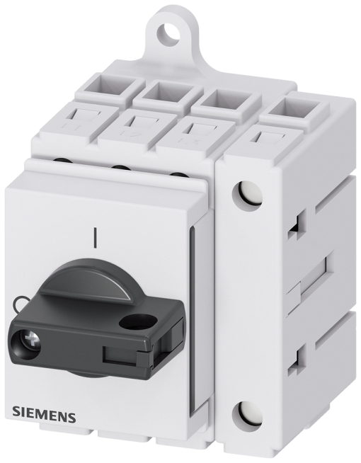 Switch disconnector 3LD3 Iu 16 A main control switch 3pole  N