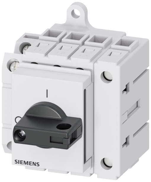 Switch disconnector 3LD3 Iu 16 A main control switch 3pole  N
